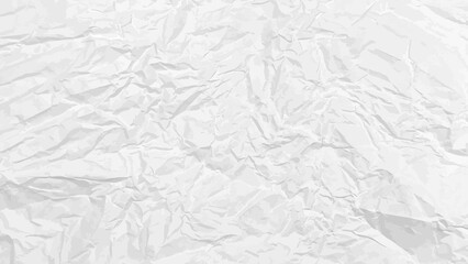 White clean crumpled paper