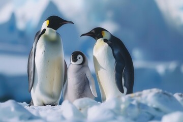 Fototapeta premium The Emperor Penguins of Antarctica