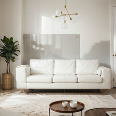 modern living room with interior design