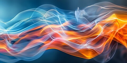 Fluid abstract shapes symbolize business agility and strategy flexibility. Concept Abstract Art, Business Agility, Strategy Flexibility, Fluid Shapes, Symbolism