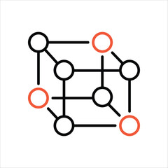 Cube Icon editable stock vector icon