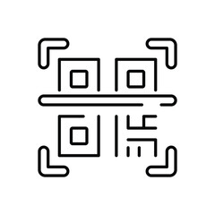 Qr Code vector icon