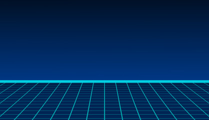 Abstract Blue Grid Background Design