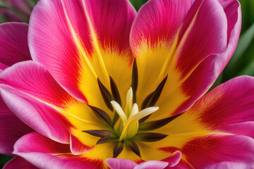 Macro Image of a Tulip