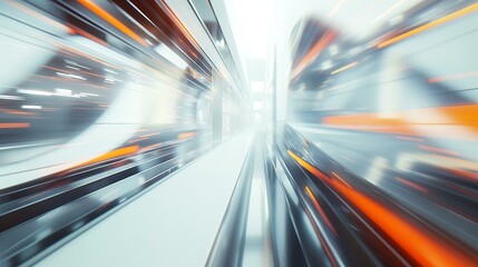 Abstract High-Speed Technology with Compliance Theme and Futuristic Design