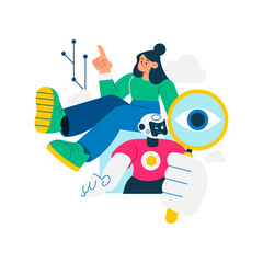 Search support technology illustration