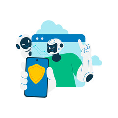 Security technology illustration