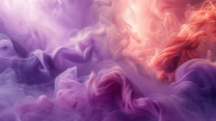 Abstract background with pink and purple smoke liquid.