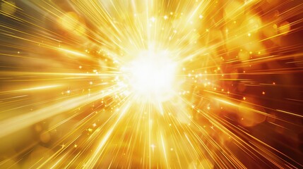 The explosion of a star.