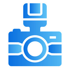 digital camera gradient icon