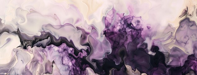 Abstract Marble Ink Texture Flow Background