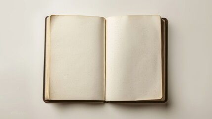 A crisp, white notebook page with clean lines and a smooth texture, ready to be filled with words.