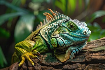 Fototapeta premium Close ups of lizards