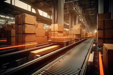 Efficient Warehouse Automation: Conveyor Systems in Action