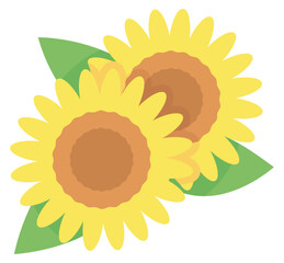 向日葵のイラスト
