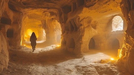 Derinkuyu's Subterranean Labyrinth American Archeologists Explore Turkey's Hidden City Investigating Massive Underground Chambers Passageways of Cappadocia's Ancient Refuge Reflecting Ingenious Engine