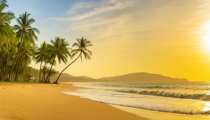 trees on the beach