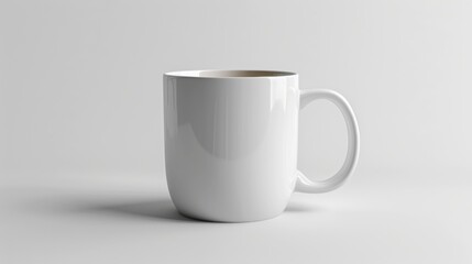 Fototapeta premium Happy Delivery Woman Holding Package on Yellow Background with Copy Space