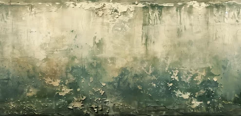 vintage painted photography of wall texture background, beige, wood , green © Viktoriya Fox