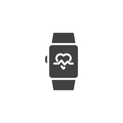 Fitness tracker vector icon