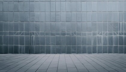 Fototapeta premium Seamless pattern wall background in gray