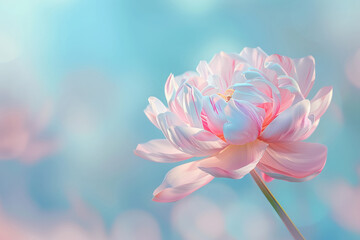 Obraz premium Dreamy Pastel Flower with Blurred Edges