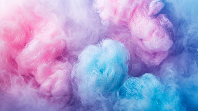Dreamy Candy Floss Background