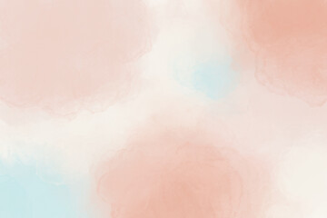 Watercolor abstract background in pastel colors. Watercolor wash texture.