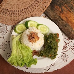 indonesia food , ayam bakar , ayam goreng