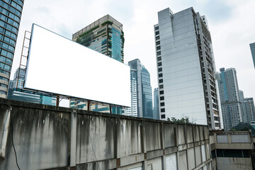 Sleek and worn large glossy black ornate blank frame on tattered red grunge wallpaper.