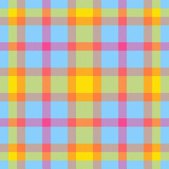Vector pattern texture of seamless tartan check with a fabric textile background plaid.