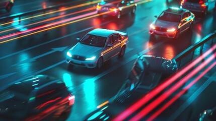 A mobile app powered by AI provides realtime updates on road closures and alternative routes for emergency vehicles during a major accident.