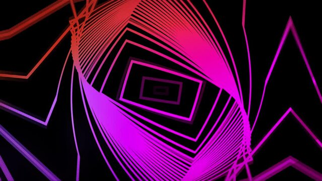 8k Modern Background Seamless Loop with wavy digital Lines and Shapes!