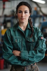 Fototapeta premium female mechanic