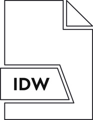 IDW File format icon spacing in objects