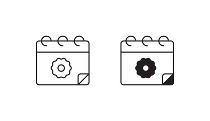 Eid Mubarak icon design with white background stock illustration