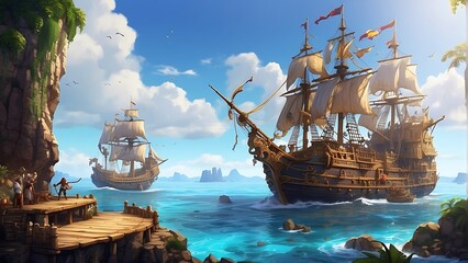 Pirate Army Guild Fantasy concept