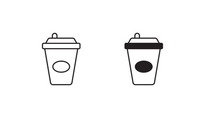 Coffee icon design with white background stock illustration
