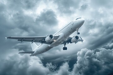 Obraz premium Airplanes flying in the air