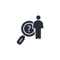 missing icon. vector.Editable stroke.linear style sign for use web design,logo.Symbol illustration.