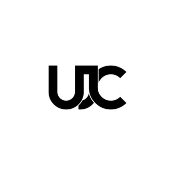 ujc initial letter monogram logo design