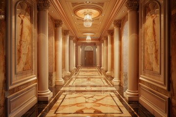 Classical Corridor Interior