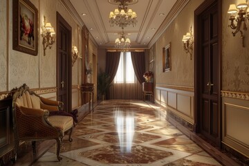 Classical Corridor Interior