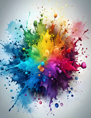 colorful-splattering-paint hd-wallpaper