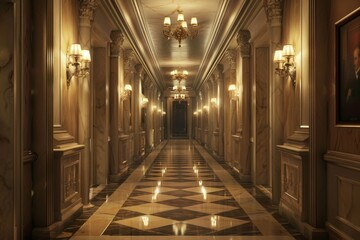 Classical Corridor Interior