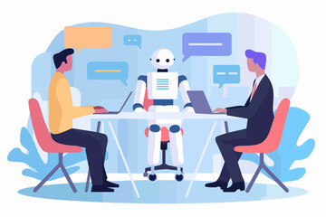 Successful Negotiations with Robot Assistant, AI-Powered Problem Solving through Discussion and Idea Generation, Chatbot Connecting Conversations
