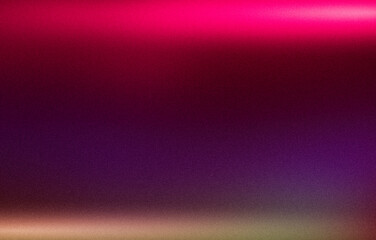 Abstract background, rough pattern, grain noise.  Fuchsia pink gradient, light yellow, creative product design backdrop illustration, banner, book cover, free space for text.