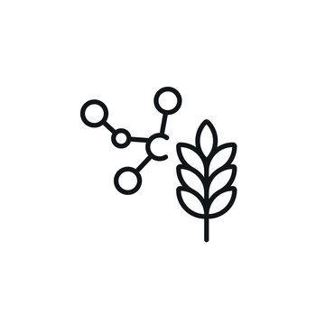 recommend clip art: Carbohydrates linear icon. Thin line customizable illustration. Contour symbol. Vector isolated outline drawing. Editable stroke