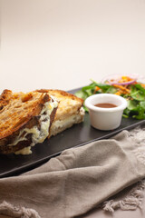 melt cheese toast