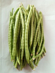 Bean, fresh closeup green beans